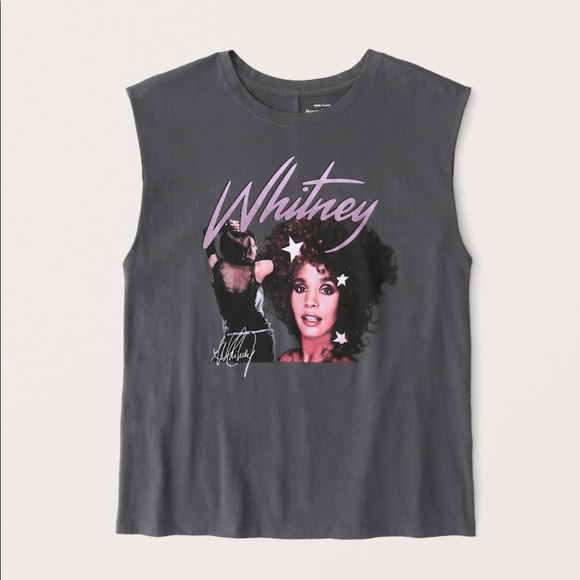 Abercrombie & Fitch Relaxed Whitney Houston Tank Top Size Small NWT - Picture 5 of 5